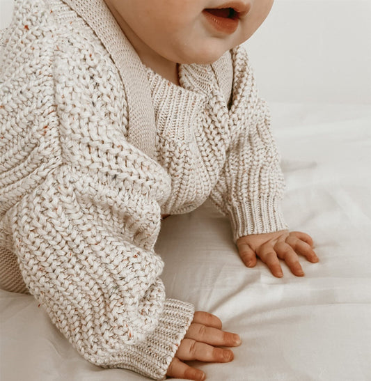 Baby Strick Pullover aus Baumwolle