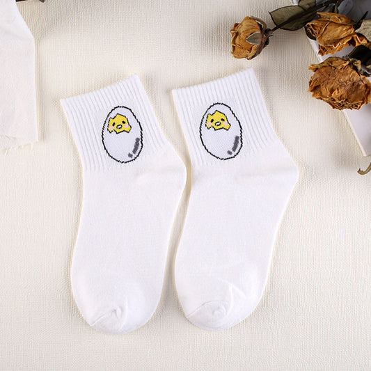 Baumwollsocken mit Cartoon-Motiv