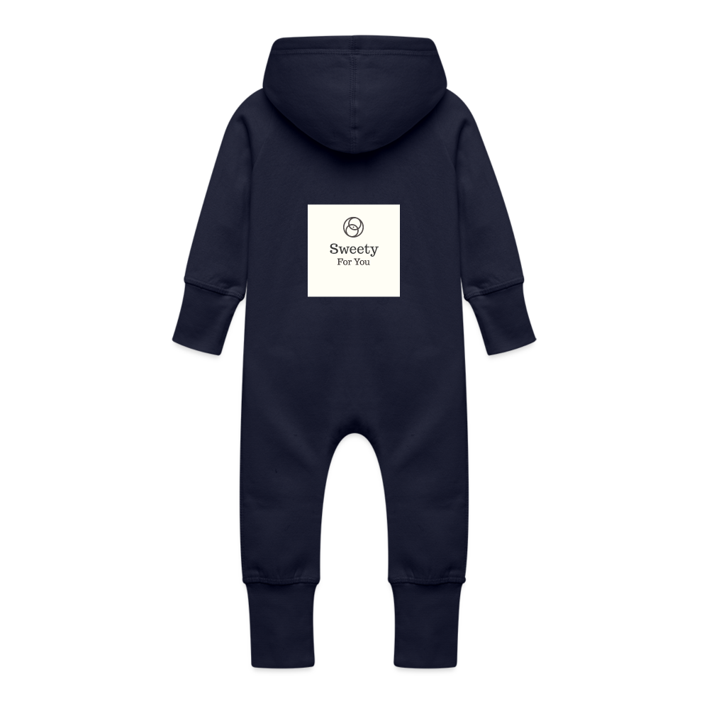 Baby Bio Overall mit Kapuze - Navy