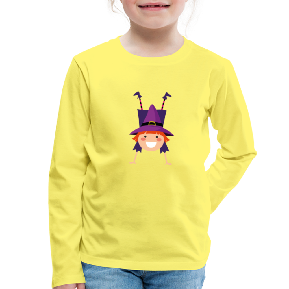 Kinder Premium Langarmshirt - Gelb