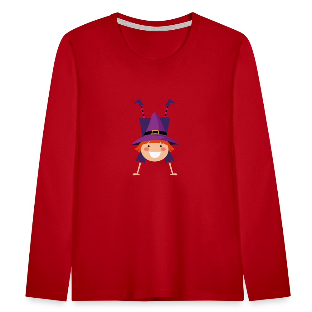 Kinder Premium Langarmshirt - Rot