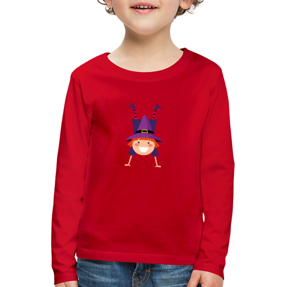 Kinder Premium Langarmshirt - Rot