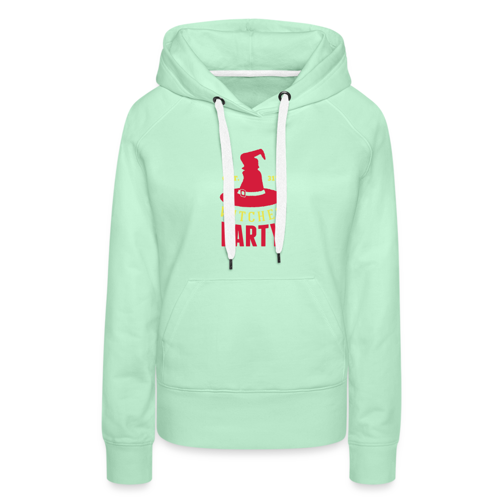 Frauen Premium Hoodie - helles Mintgrün