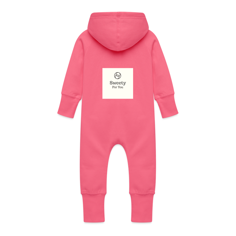 Baby Bio Overall mit Kapuze - Fuchsia