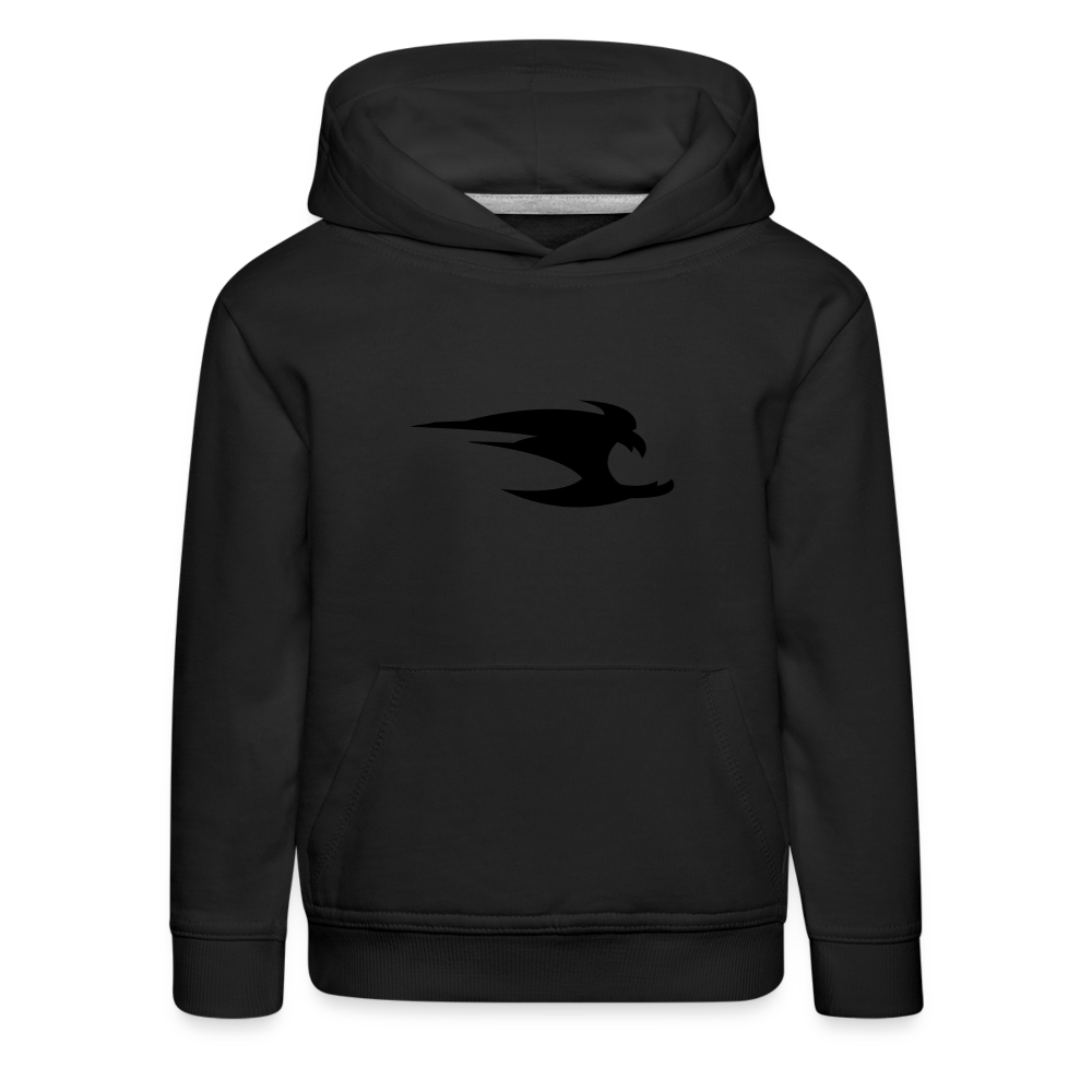 Kinder Premium Hoodie - Schwarz