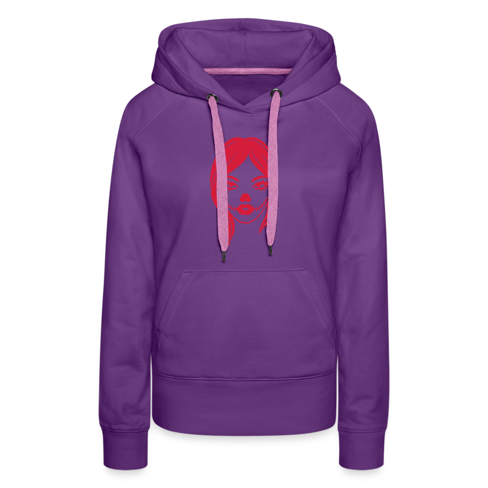 Frauen Premium Hoodie - Purple