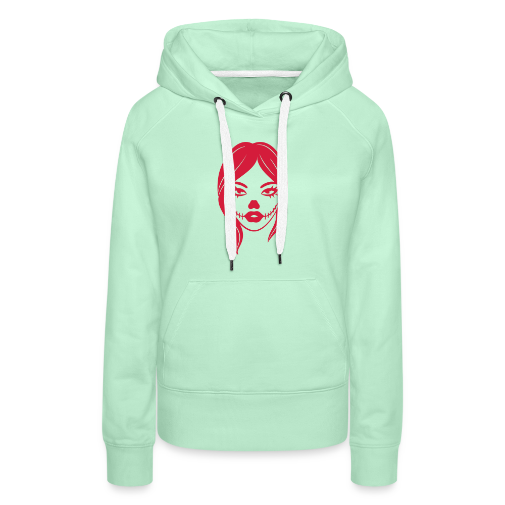 Frauen Premium Hoodie - helles Mintgrün