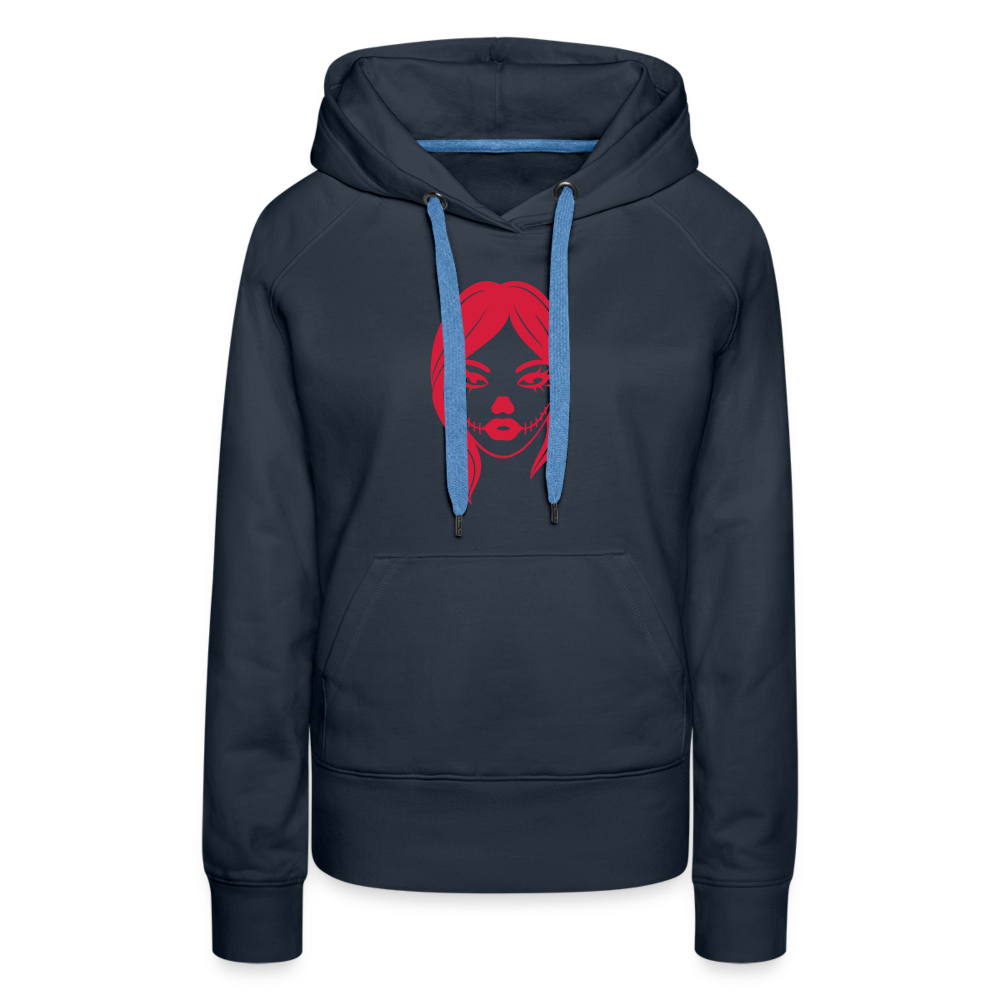 Frauen Premium Hoodie - Navy