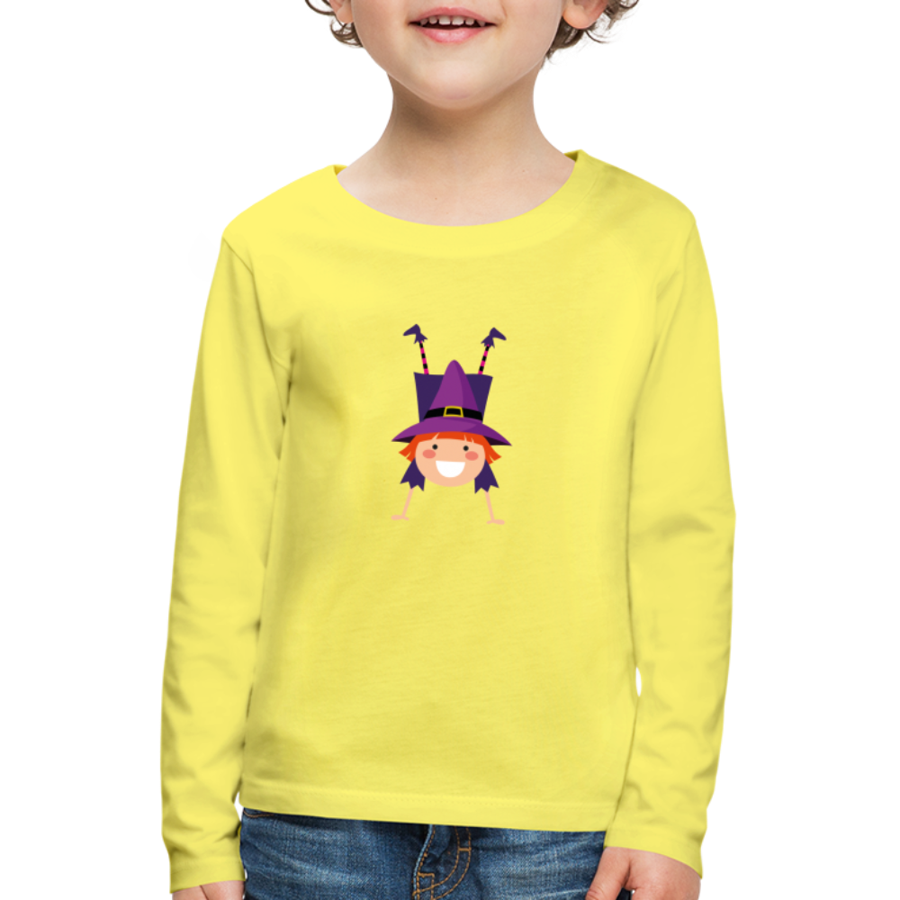 Kinder Premium Langarmshirt - Gelb