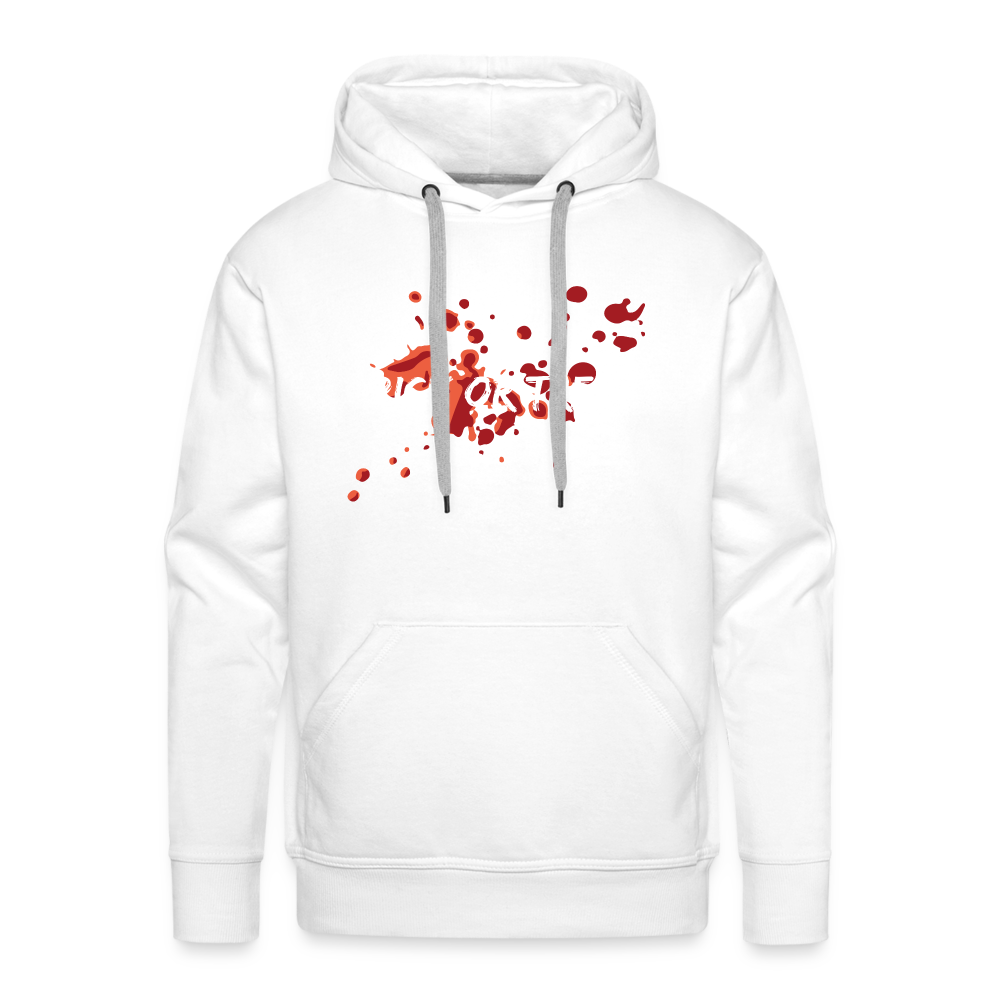 Männer Premium Hoodie - Weiß