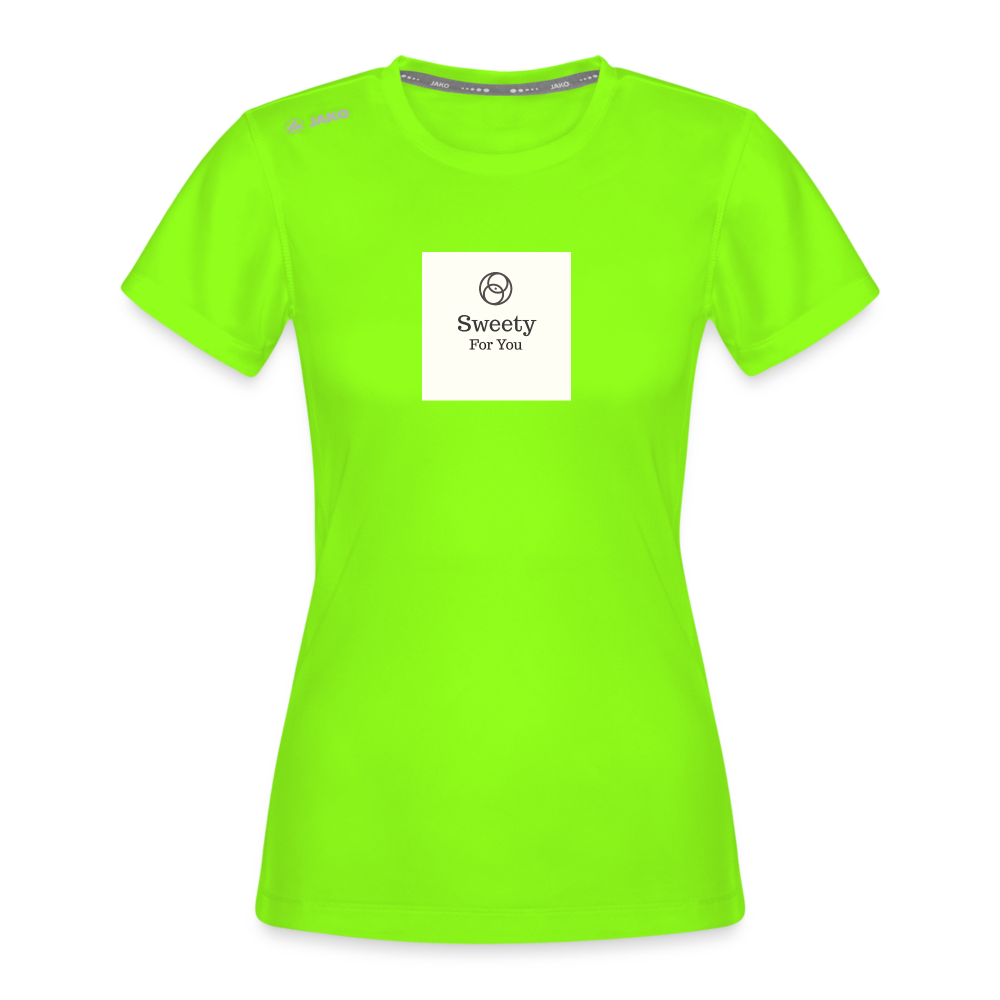 JAKO Frauen T-Shirt Run 2.0 - Neongrün