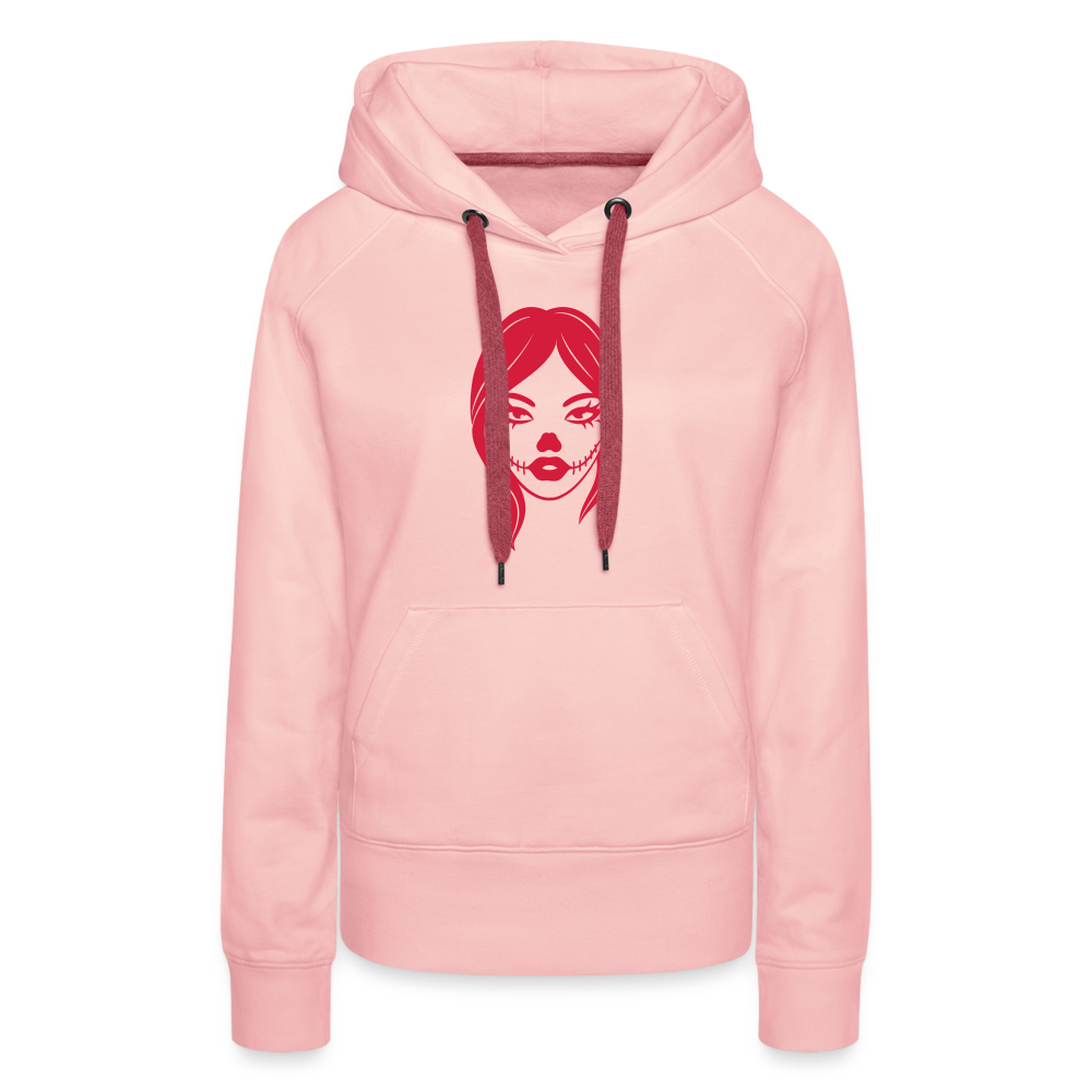 Frauen Premium Hoodie - Kristallrosa