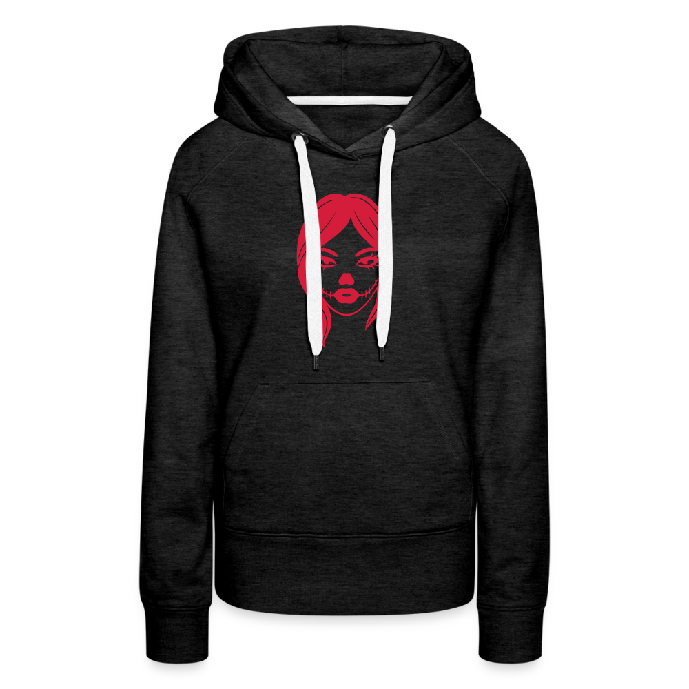 Frauen Premium Hoodie - Anthrazit