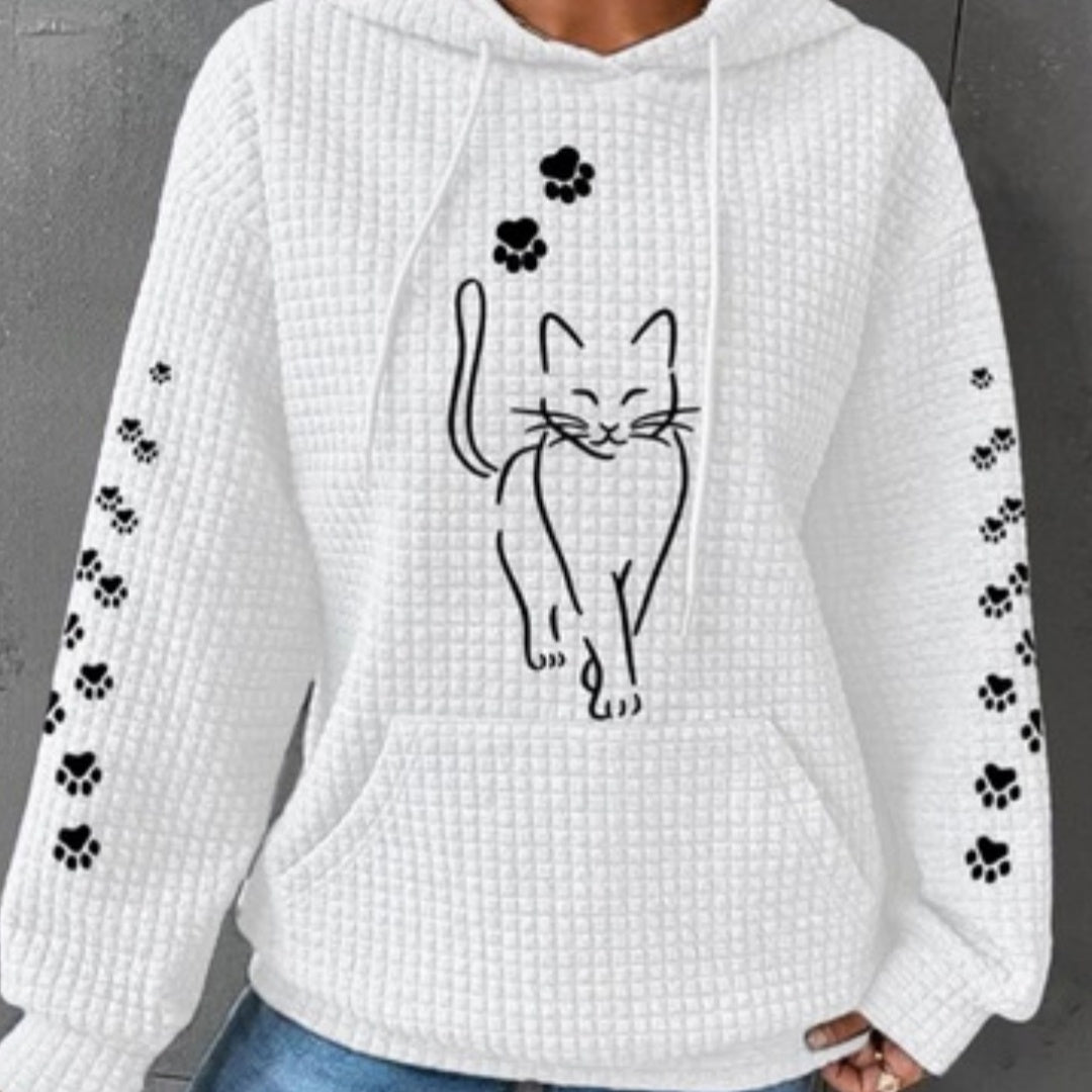 Damen Sweatshirt für Katzen Liebhaberinnen