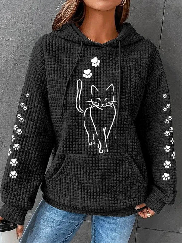 Damen Sweatshirt für Katzen Liebhaberinnen