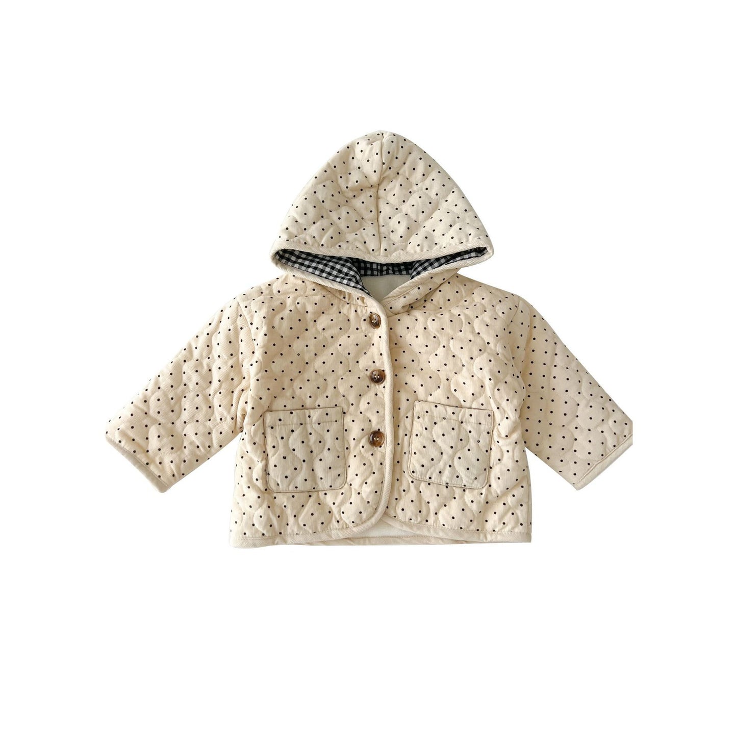 Baby Baumwoll- Jacke mit Vlies Futter