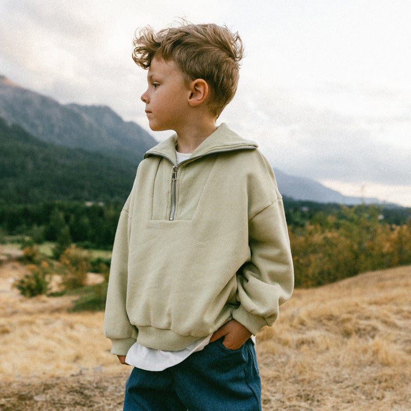 Baumwollpullover für Kinder im nordischen Stil