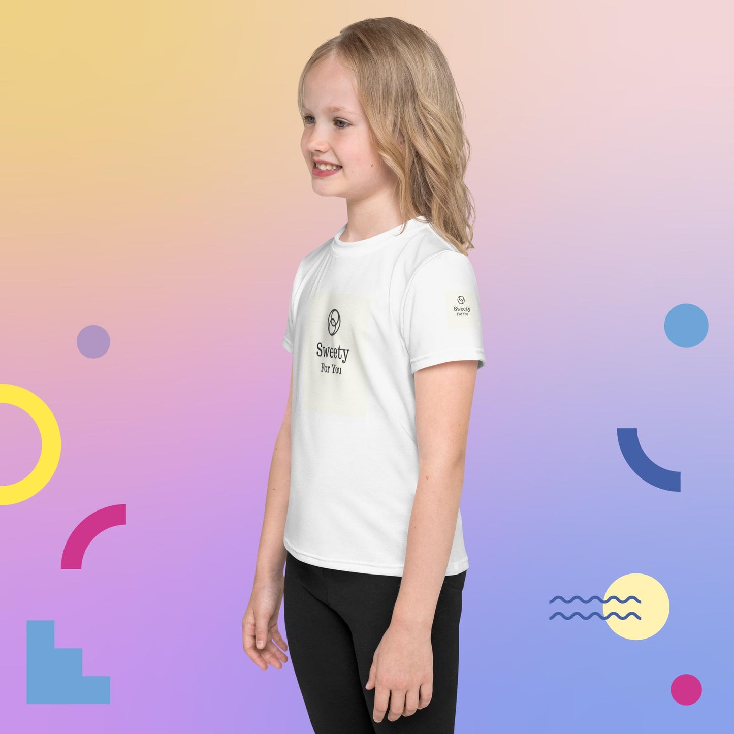 T-Shirt mit Rundhalsausschnitt für Kinder