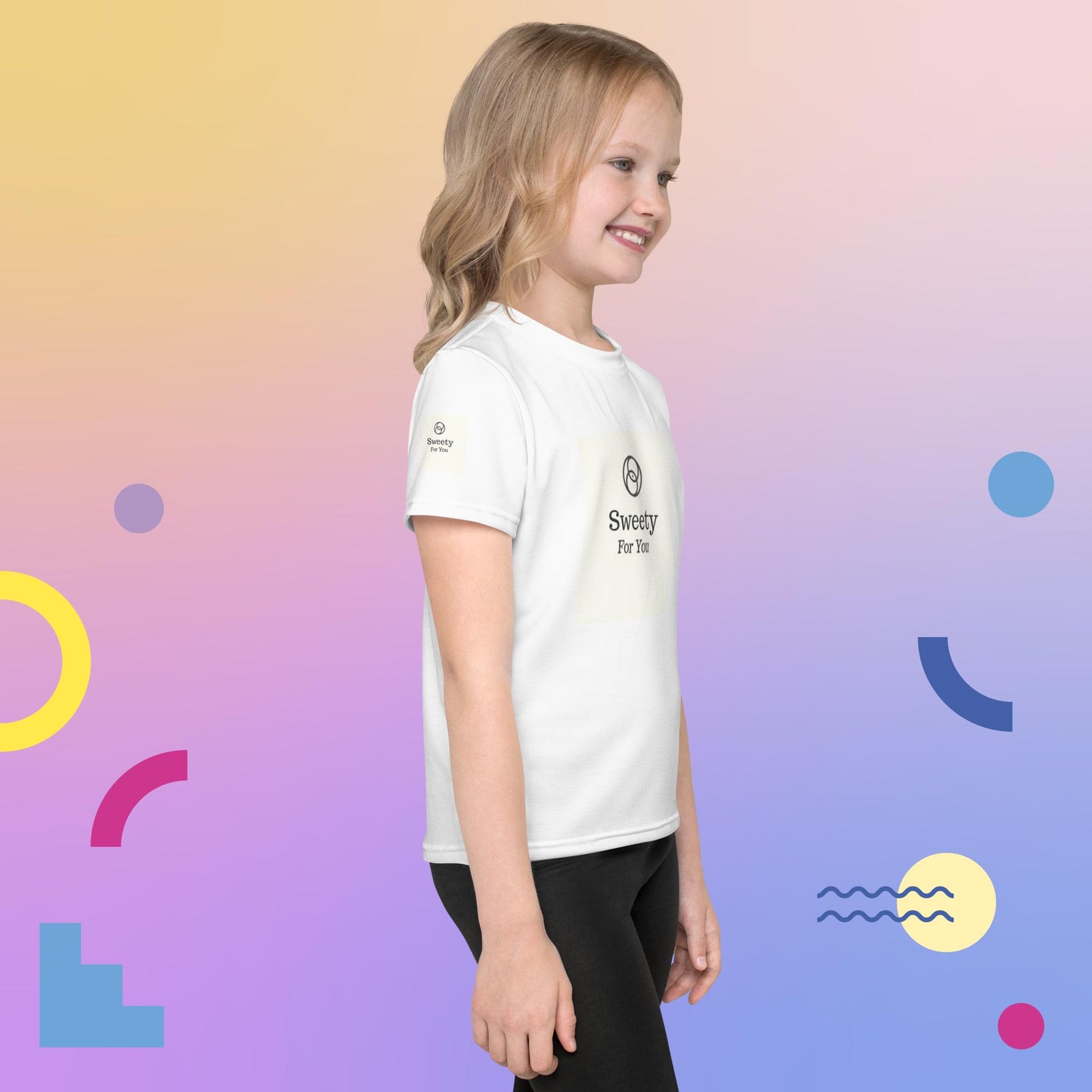 T-Shirt mit Rundhalsausschnitt für Kinder