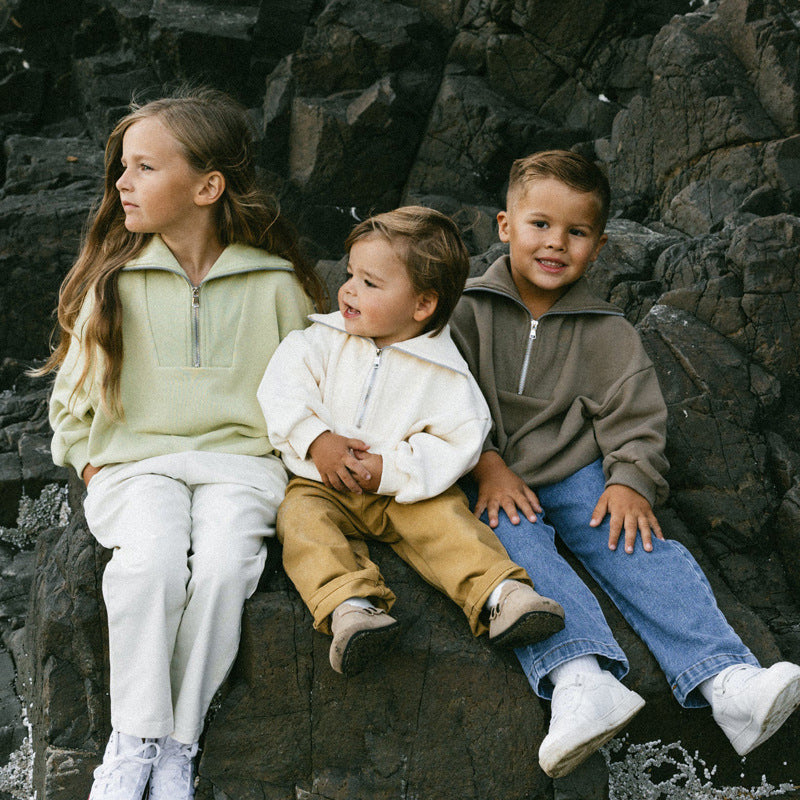 Baumwollpullover für Kinder im nordischen Stil