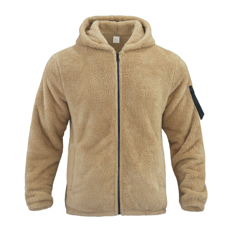 Doppelseitige Fleece-warme Herren jacke