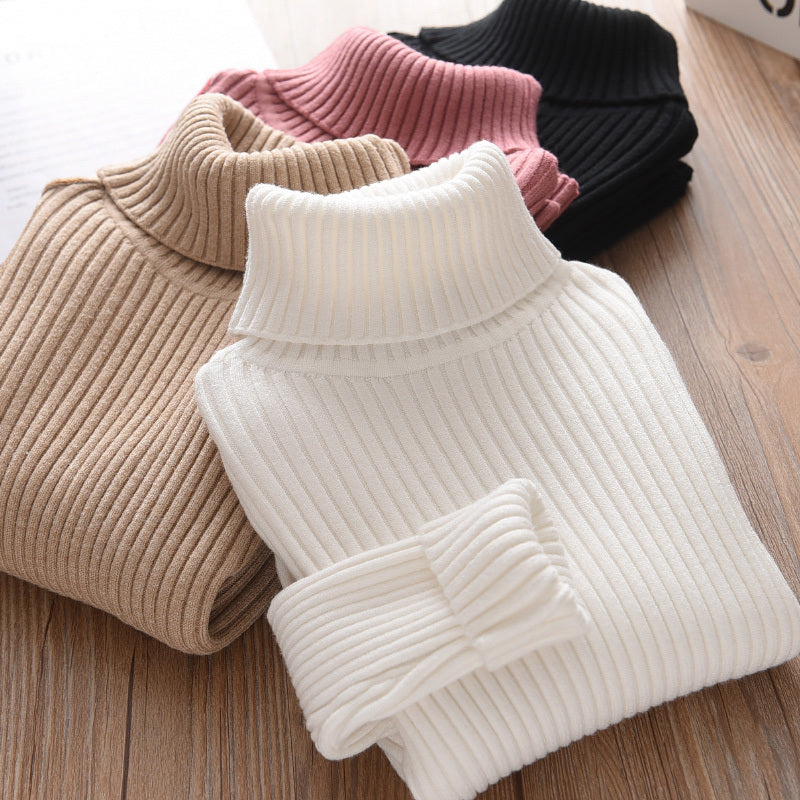 Mädchen Rollkragen Pullover